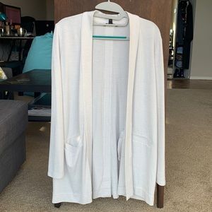 White Banana Republic Cardigan Sweater